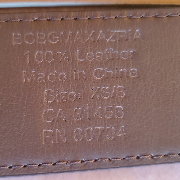 3 BCBG MAXAZRIA belts in size S & XS - Picture 3 of 9